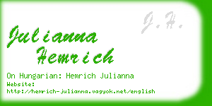 julianna hemrich business card